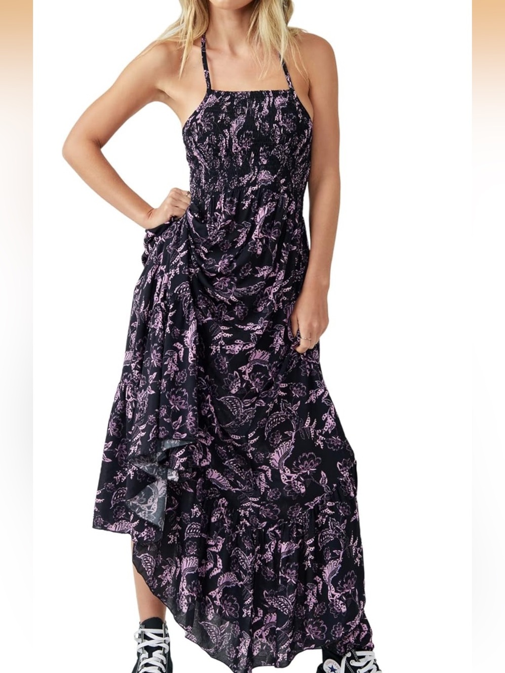 Free People Heat Wave Printed Maxi